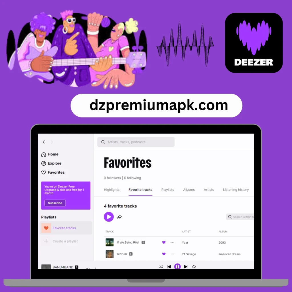 deezer premium apk for pc